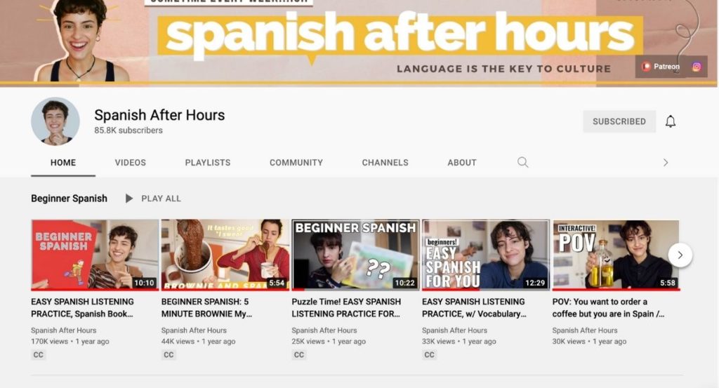 best online resources for learning spanish