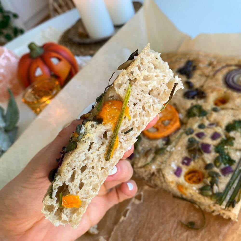 Gluten-free focaccia bread