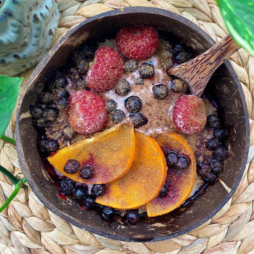 Persimmon oatmeal