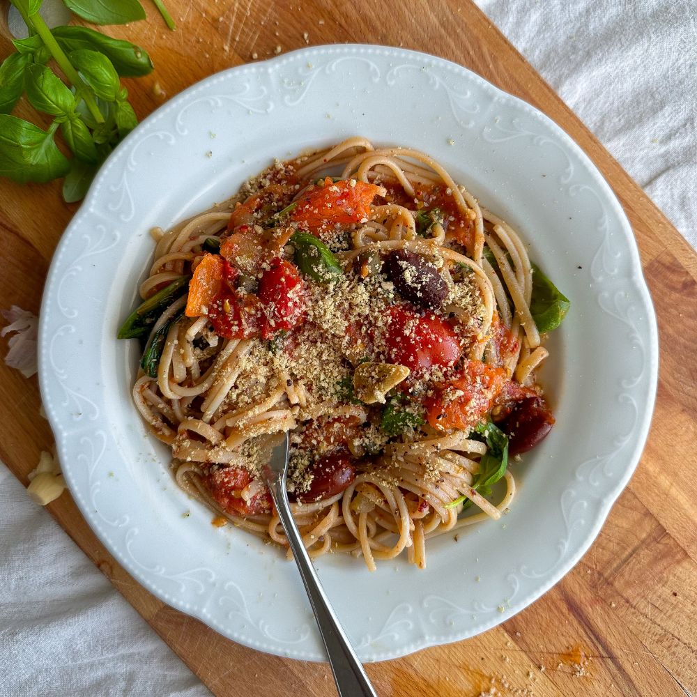 itse tehty vegaaninen parmesaani