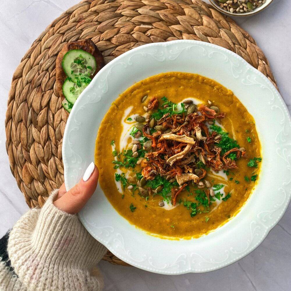 Roasted Parsnip and Carrot Soup