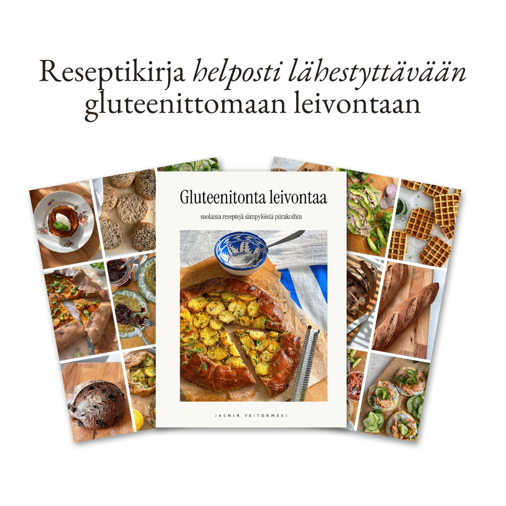 reseptikirja gluteenittomaan leivontaan