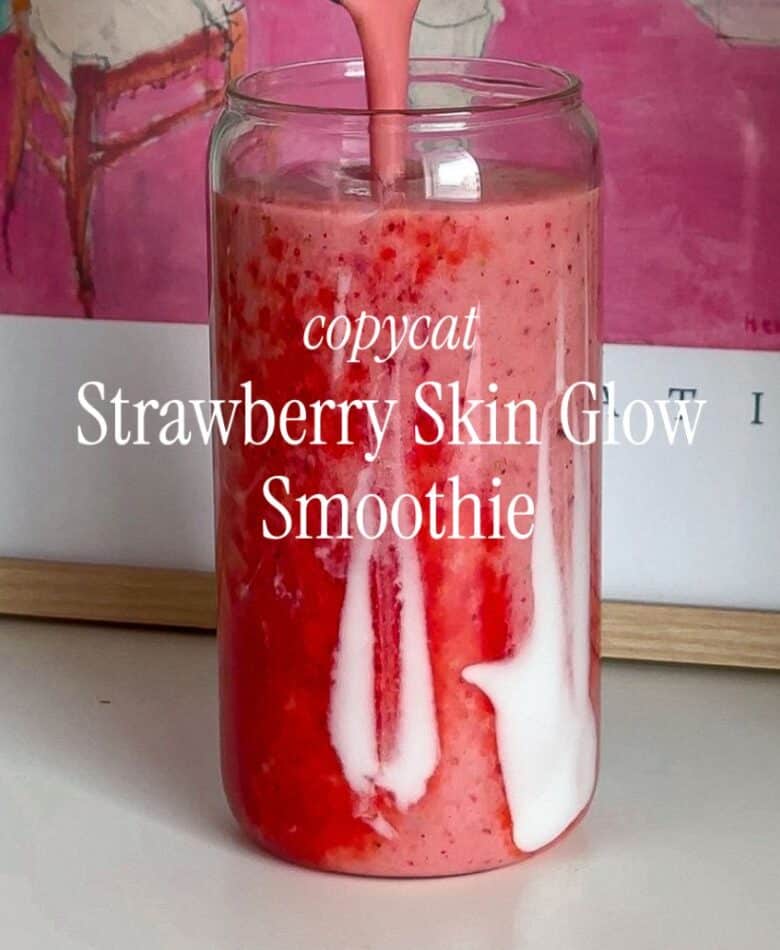 Hailey Bieber Stawberry Skin Glow resepti